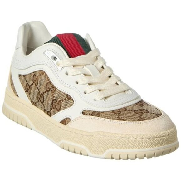 Gucci Re-Web Leather Sneaker Women's Size 40 - Picture 1 of 9